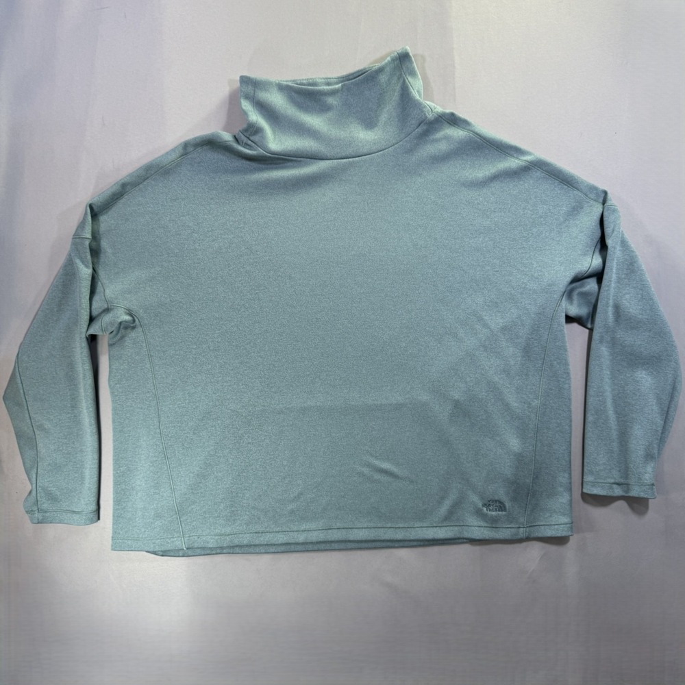 The North Face Womens Dune Sky Funnel Neck Pullover Slate Blue XXL NF0A7V7T